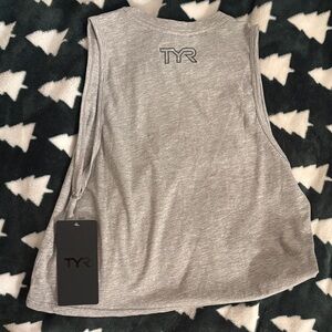 TYR x Onward Physical Therapy Women's Heather Gray Muscle Tee